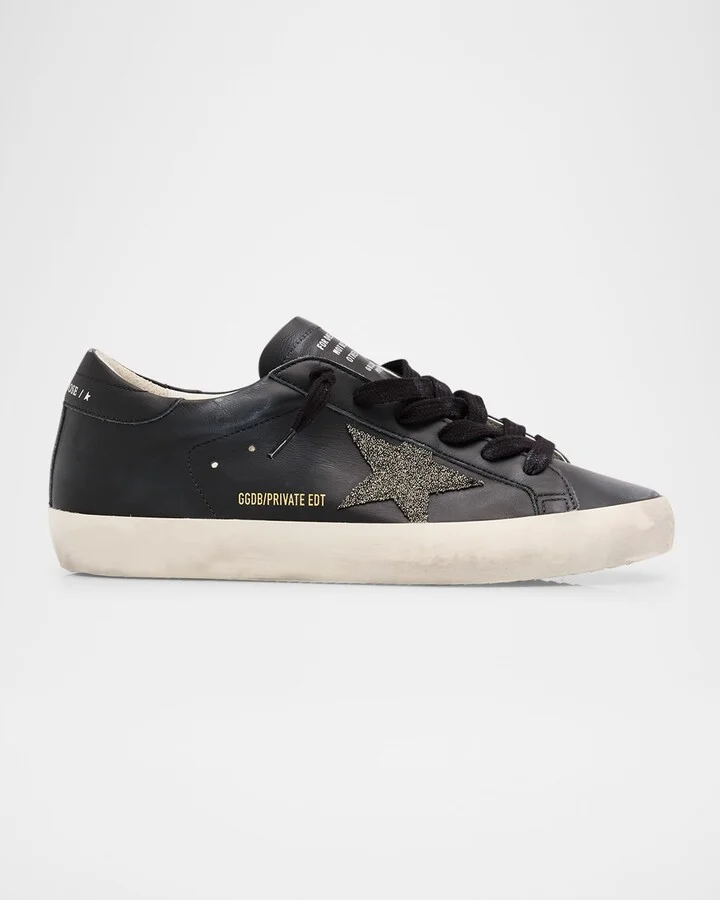 Superstar Swarovski Leather Low-Top Sneakers