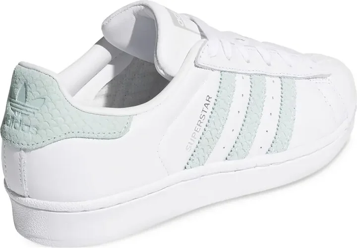Superstar "White/Ash Green/Silver Metallic" sneakers - Image 2