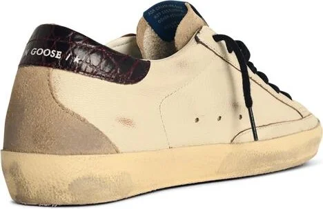 'superstar' White Leather Sneakers - Image 3