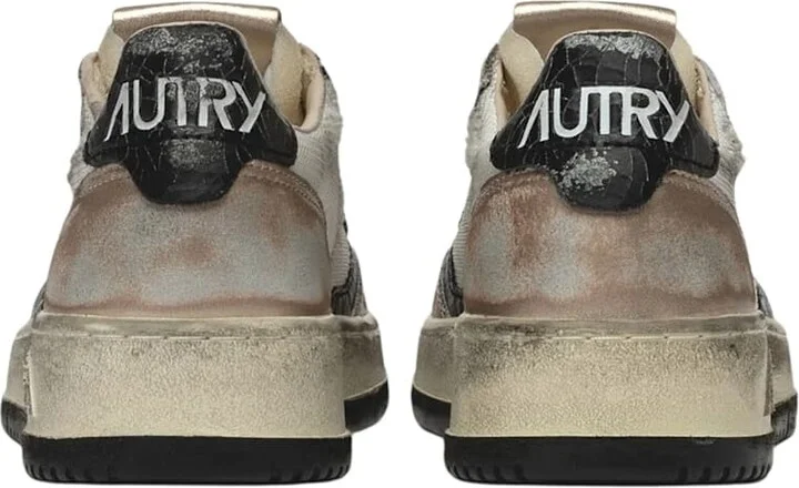 Supvint Low Mesh Suede Wht Gold - Image 3