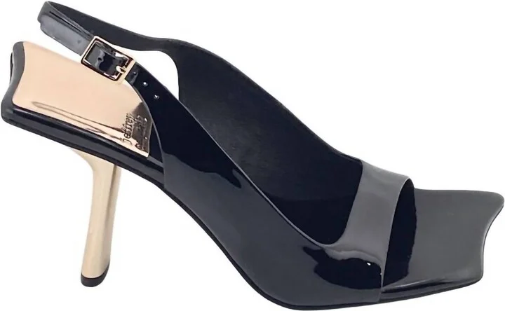 Surrealist Sandals In Black