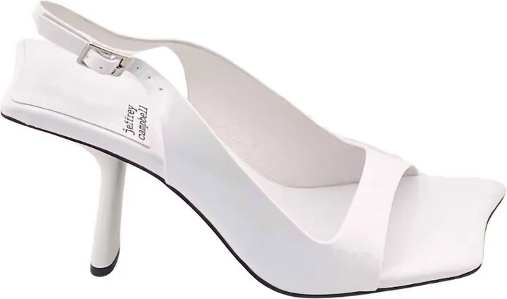 Surrealist Sandals In White