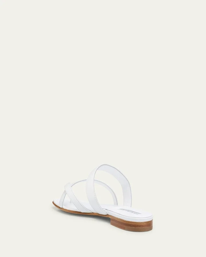 Susa Flat Leather Sandals - Image 2