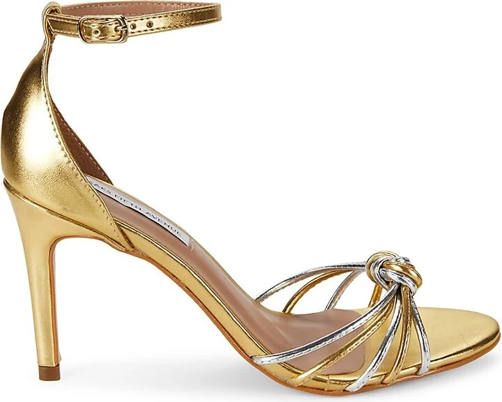 Susan Metallic Ankle Strap Sandals