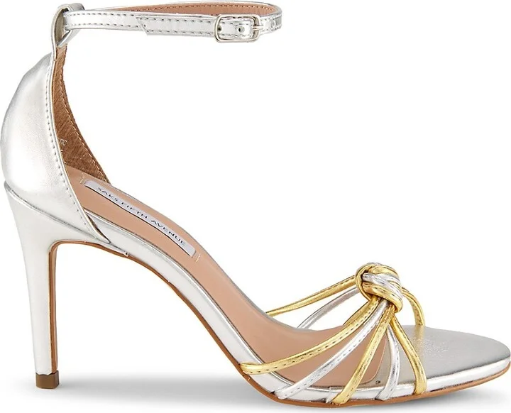 Susan Metallic Ankle Strap Sandals