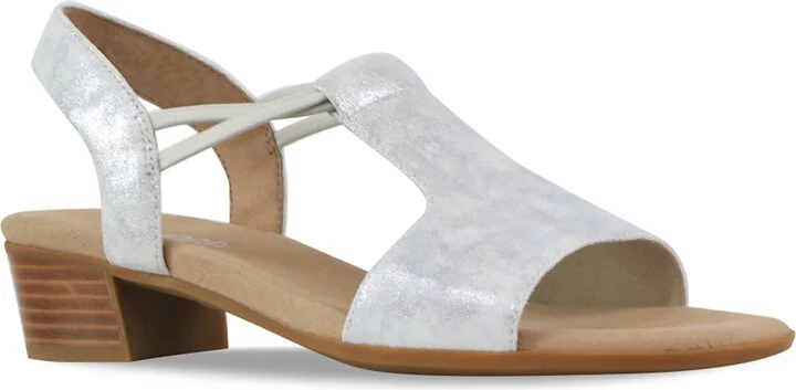 WHITE SHIMMER SUEDE