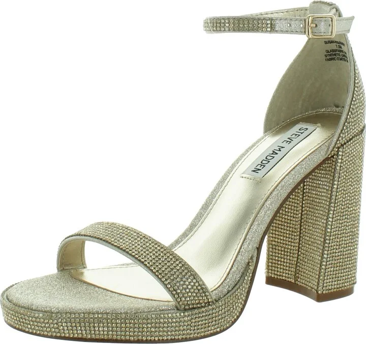 Susan Womens Glitter Embellished Heels