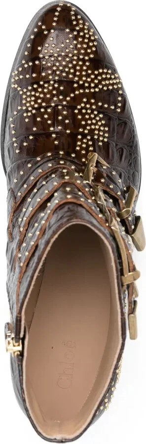 Susanna 50mm studded ankle boots - Image 4