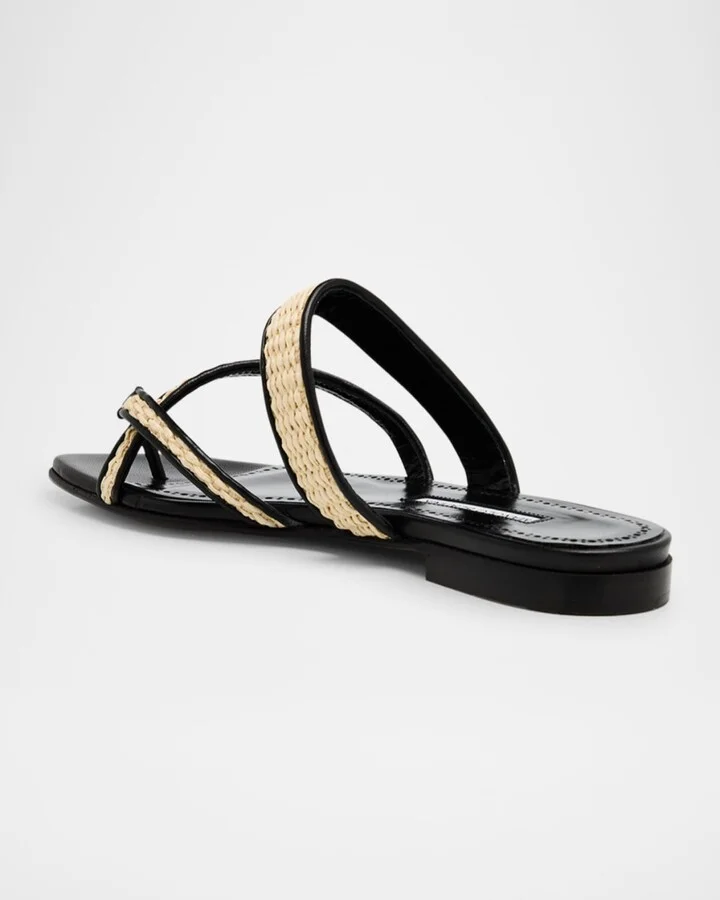 Susara Woven Flat Slide Sandals - Image 2