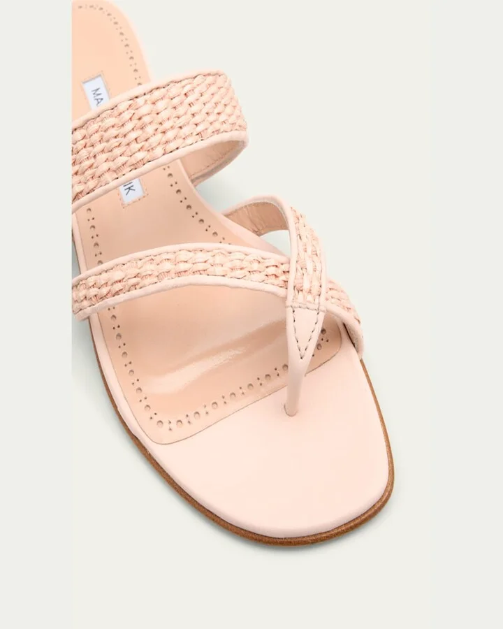 Susara Woven Flat Slide Sandals - Image 8