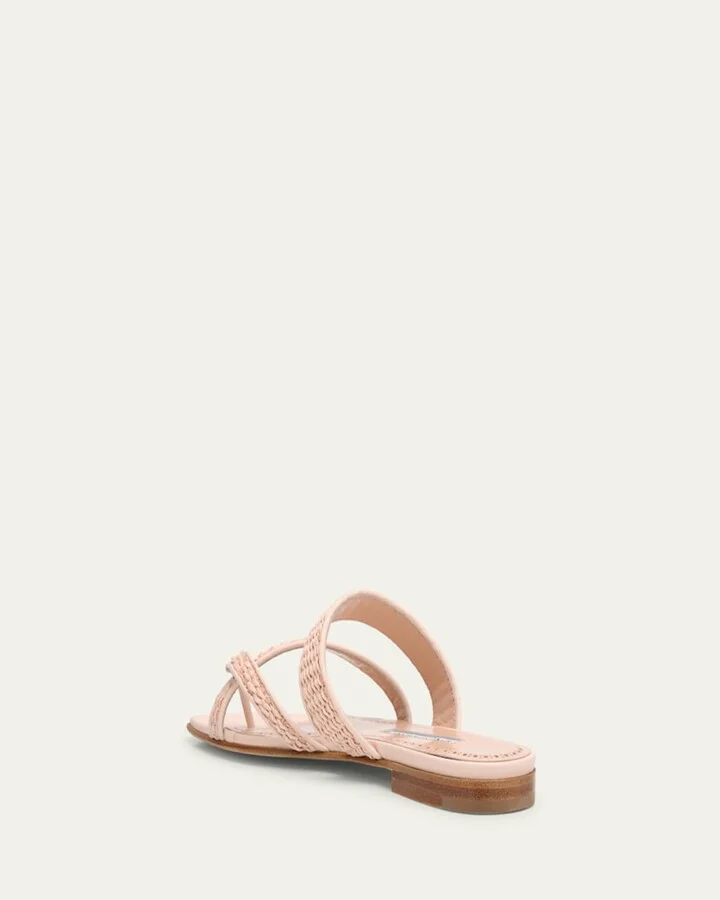 Susara Woven Flat Slide Sandals - Image 9