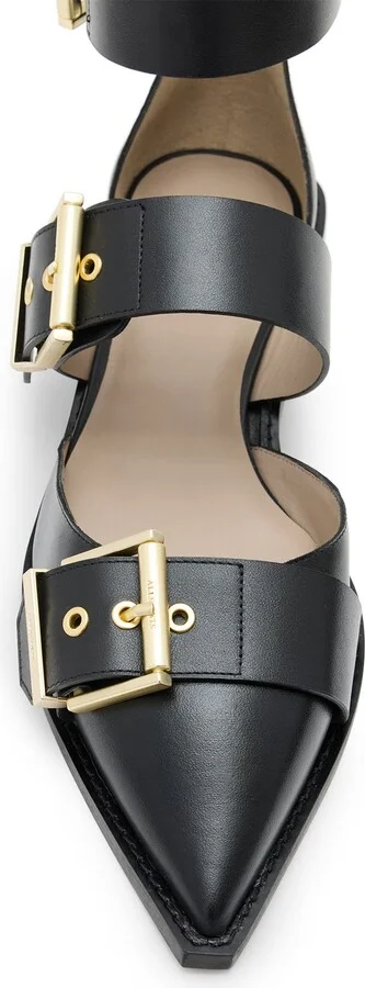 Sutton Ankle Strap Pointed Toe Flat - Image 6