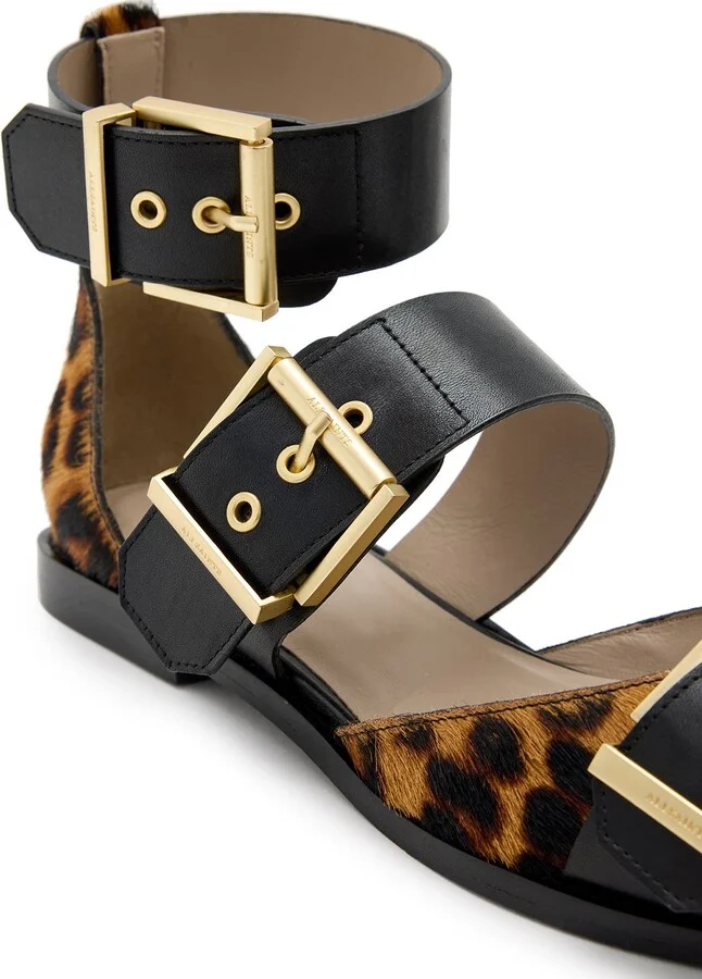 Sutton Ankle Strap Pointed Toe Flat - Image 9
