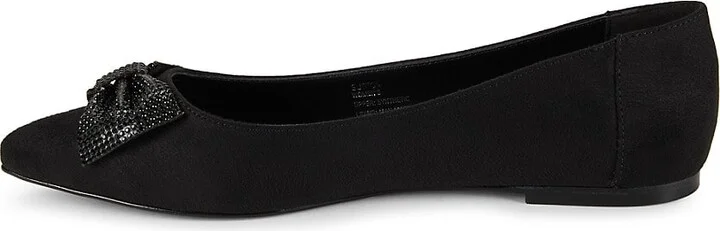 Sutton Embellished Bow Ballet Flats - Image 4