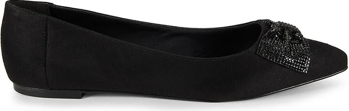 Sutton Embellished Bow Ballet Flats