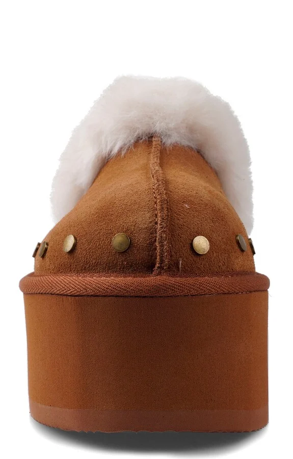 Sutton Faux Fur Platform Clog - Image 4