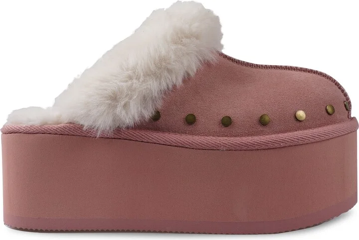 Sutton Faux Fur Platform Clog - Image 9