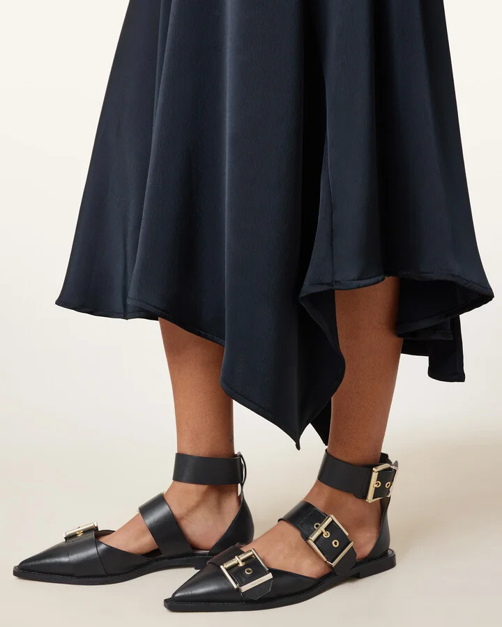 Sutton Leather Pointed Toe Shoes - Image 2