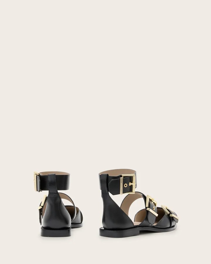 Sutton Leather Pointed Toe Shoes - Image 6