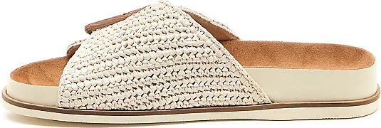 Sutton Raffia Slide Sandals - Image 3