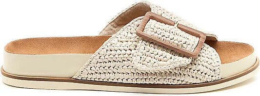 Sutton Raffia Slide Sandals