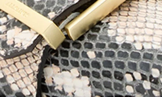 Sutton Snakeskin Embossed Pointed Toe Flat - Image 7
