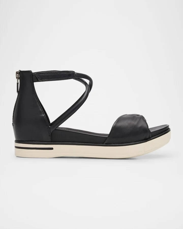 Suvi Crisscross Grip Wedge Sandals