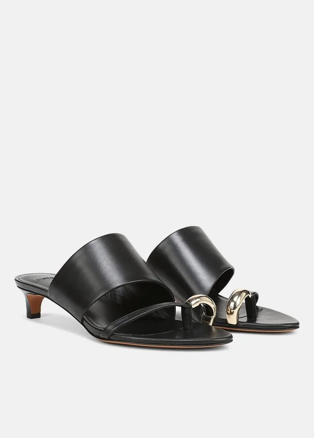 Suzie Leather Heeled Sandal - Image 2