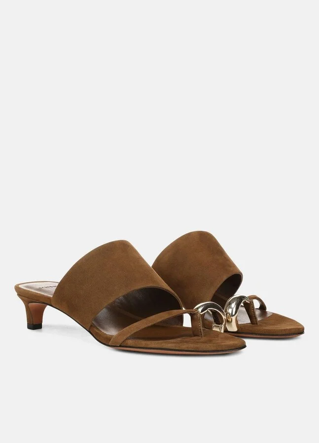 Suzie Suede Heeled Sandal - Image 2