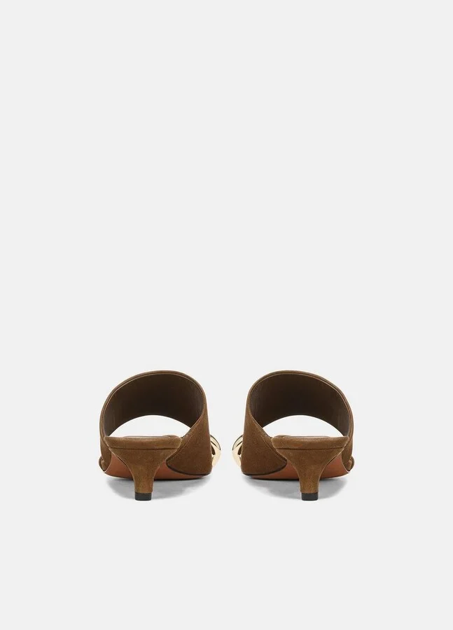 Suzie Suede Heeled Sandal - Image 3
