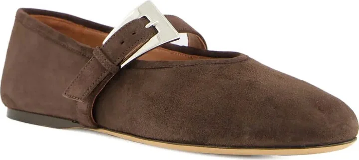 Sveva buckle suede ballet flats - Image 2