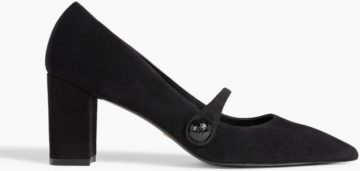 SW 75 suede Mary Jane pumps