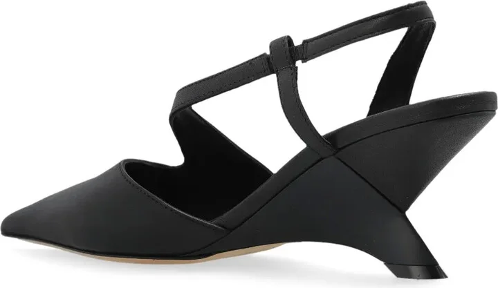 Swan cut out-detail slingback heels - Image 3