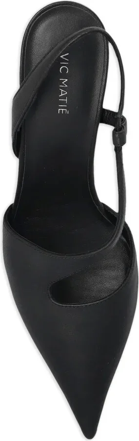 Swan cut out-detail slingback heels - Image 4