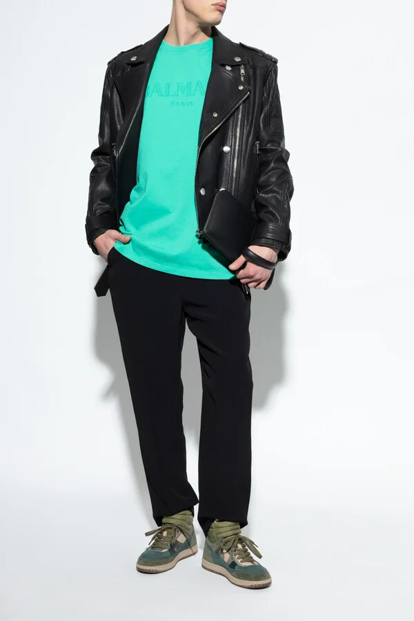 'Swan' High-top Sneakers, , - Green - Image 2