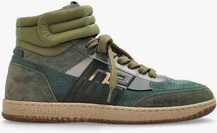 Swan High-Top Sneakers