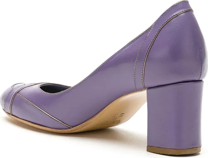 Swan leather pumps - Image 3