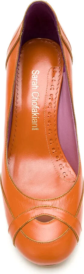 Swan leather pumps - Image 4
