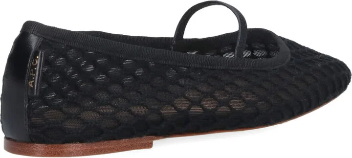 swan Mesh Ballet Flats - Image 4