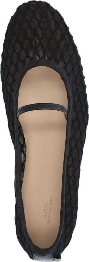 swan Mesh Ballet Flats - Image 5