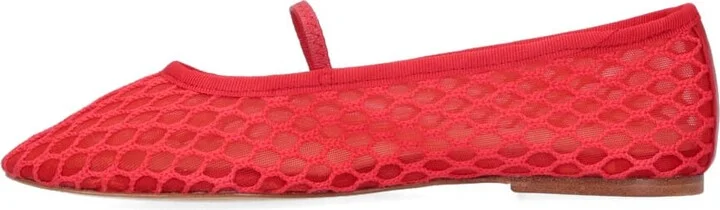 swan Mesh Ballet Flats - Image 3