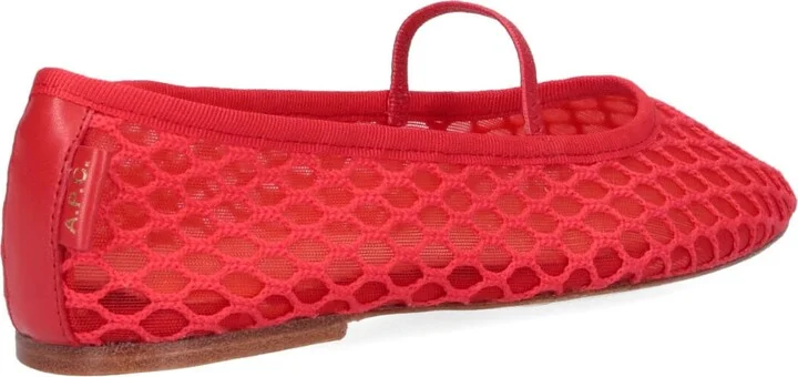 swan Mesh Ballet Flats - Image 4