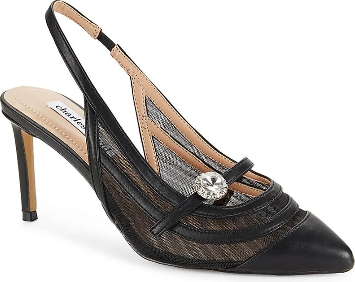 Swan Mesh Pumps - Image 2