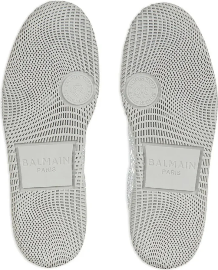 Swan metallic-leather sneakers - Image 5
