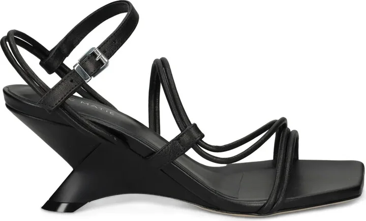 Swan strappy wedge sandals