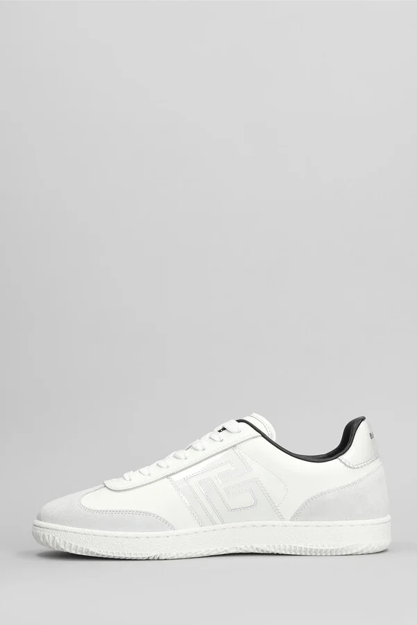 Swan Suede Sneakers In White Suede And Leather - Image 3