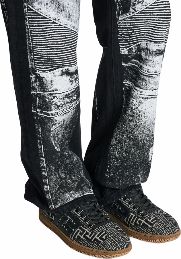 Swan Trainers In Pb Labyrinth Jacquard - Image 2