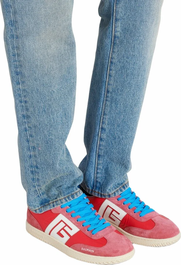 Swan Trainers In Suede And Nylon - Image 2