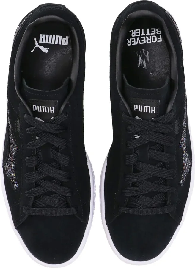 Swarovski crystal-embellishment suede sneakers - Image 5