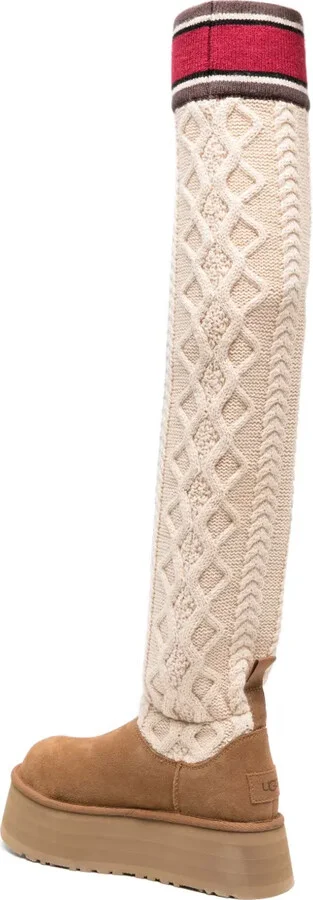 Sweater thigh-high boots - Image 3